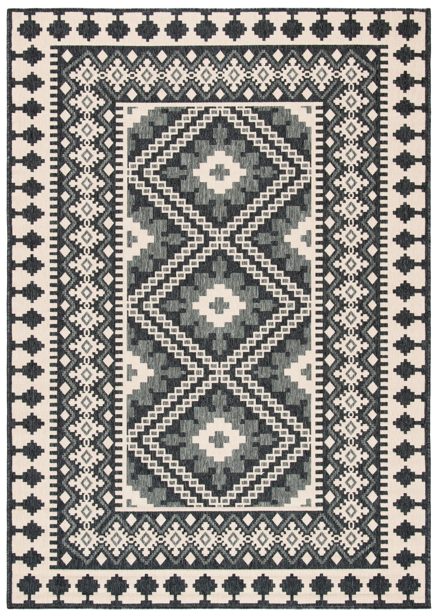 Safavieh Veranda Ver099 Ivory/Grey Rug.