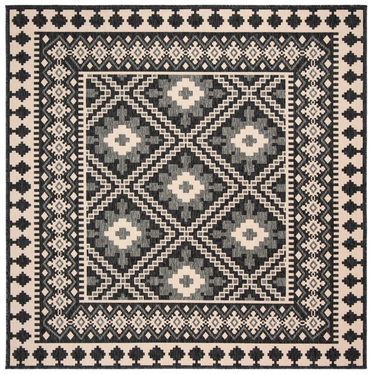 Safavieh Veranda Ver099 Ivory/Grey Rug.