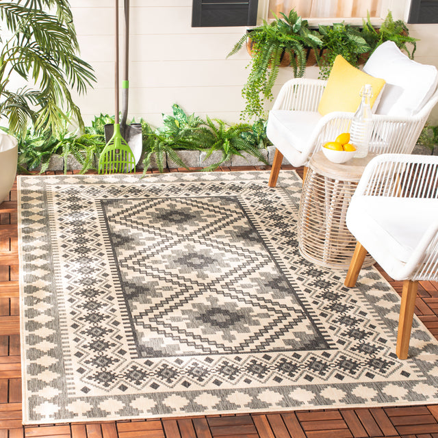 Safavieh Veranda Ver099 Ivory/Slate Rug.
