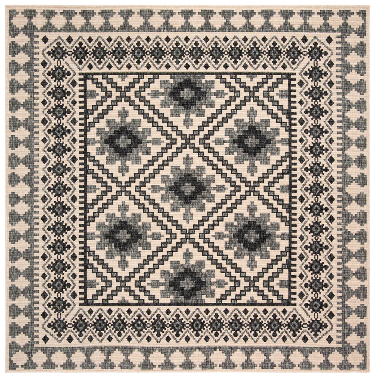 Safavieh Veranda Ver099 Ivory/Slate Rug.