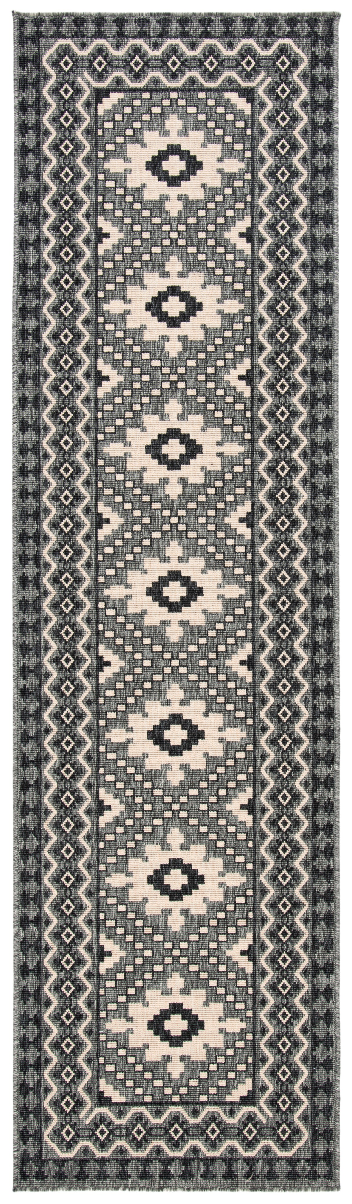 Safavieh Veranda Ver099 Ivory/Charcoal Rug.