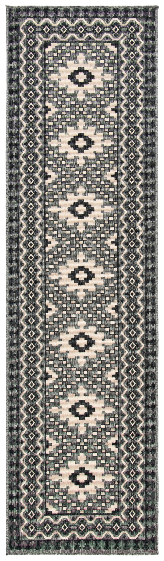 Safavieh Veranda Ver099 Ivory/Charcoal Rug.