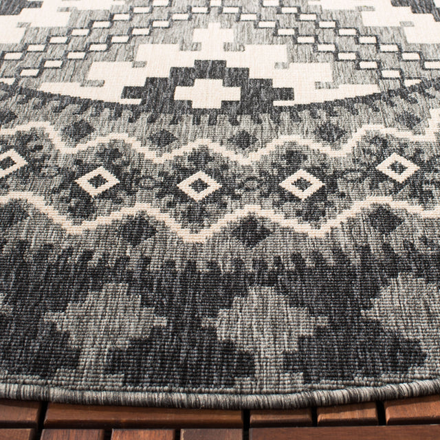 Safavieh Veranda Ver099 Ivory/Charcoal Rug.