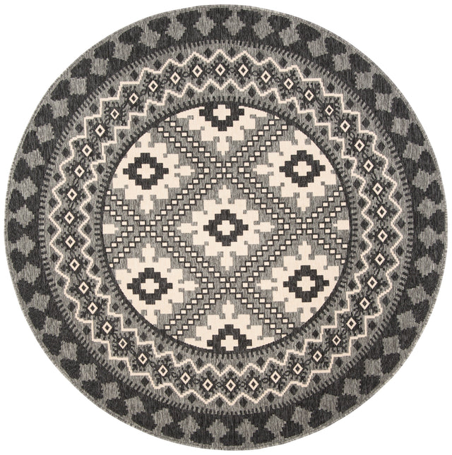 Safavieh Veranda Ver099 Ivory/Charcoal Rug.