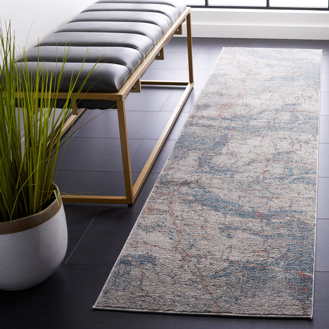 Safavieh Vogue Vge202A Grey/Blue Rust Rug.