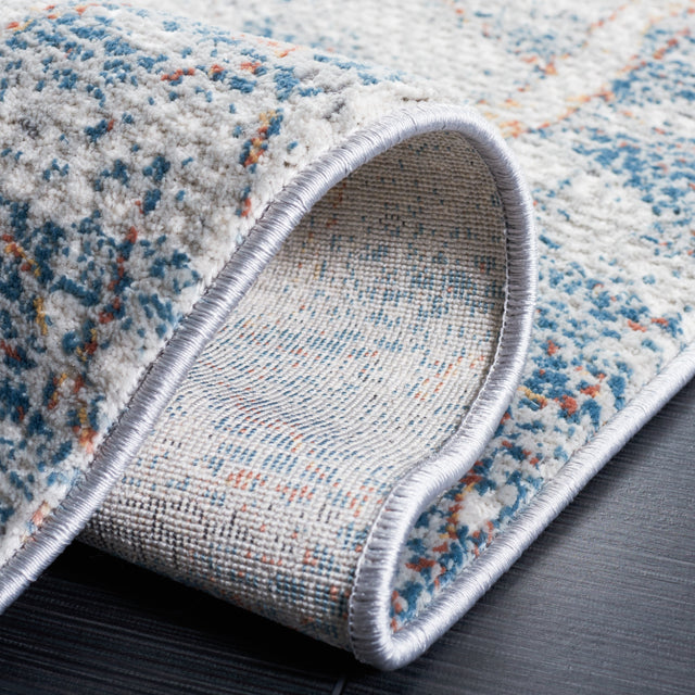 Safavieh Vogue Vge202A Grey/Blue Rust Rug.