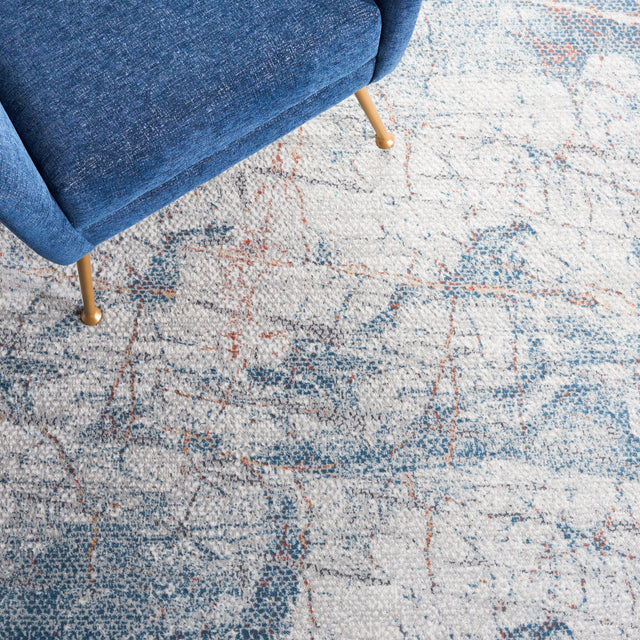 Safavieh Vogue Vge202A Grey/Blue Rust Rug.