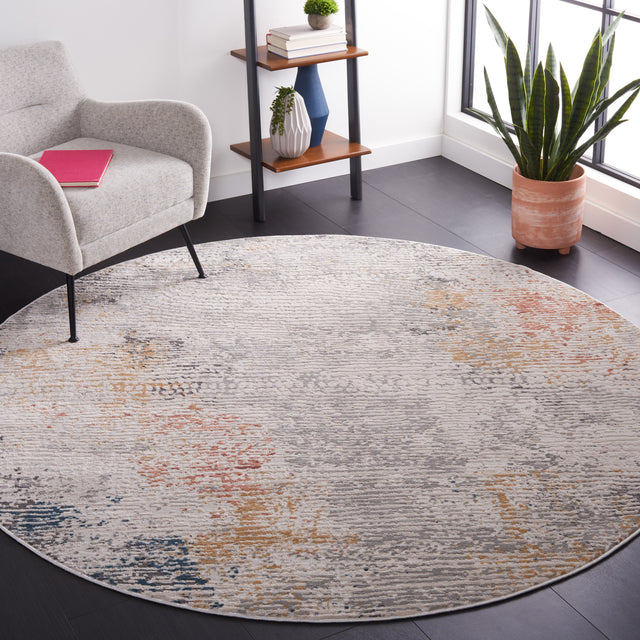 Safavieh Vogue Vge204A Ivory/Blue Rust Rug.