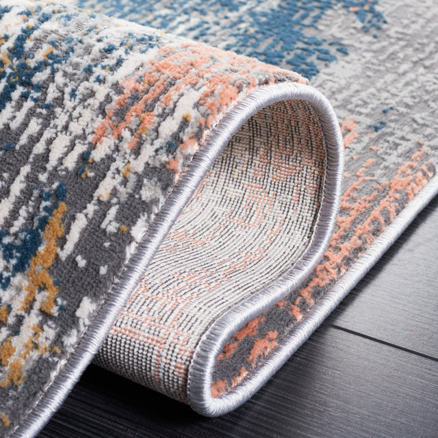 Safavieh Vogue Vge206A Ivory/Blue Rust Rug.