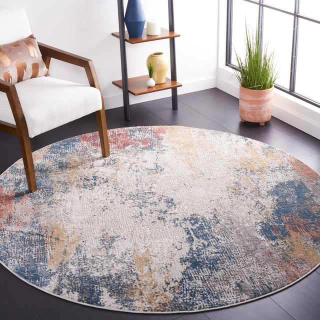 Safavieh Vogue Vge206A Ivory/Blue Rust Rug.