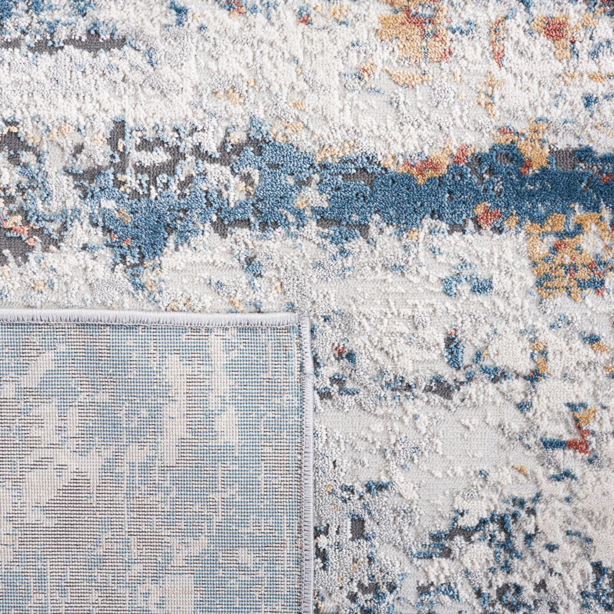 Safavieh Vogue Vge210A Ivory/Blue Rust Rug.