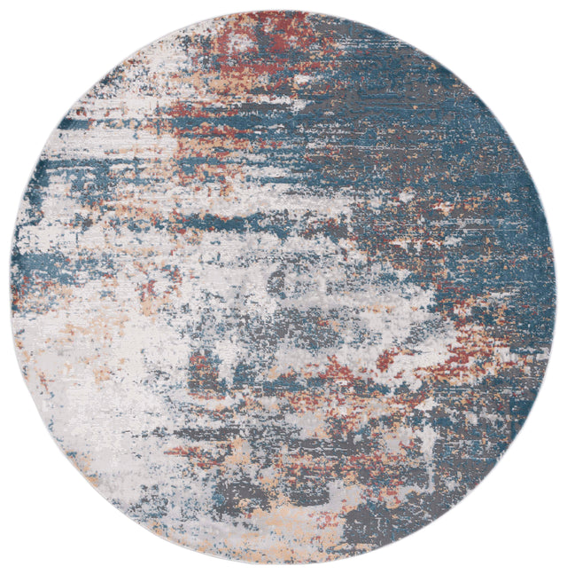 Safavieh Vogue Vge210A Ivory/Blue Rust Rug.