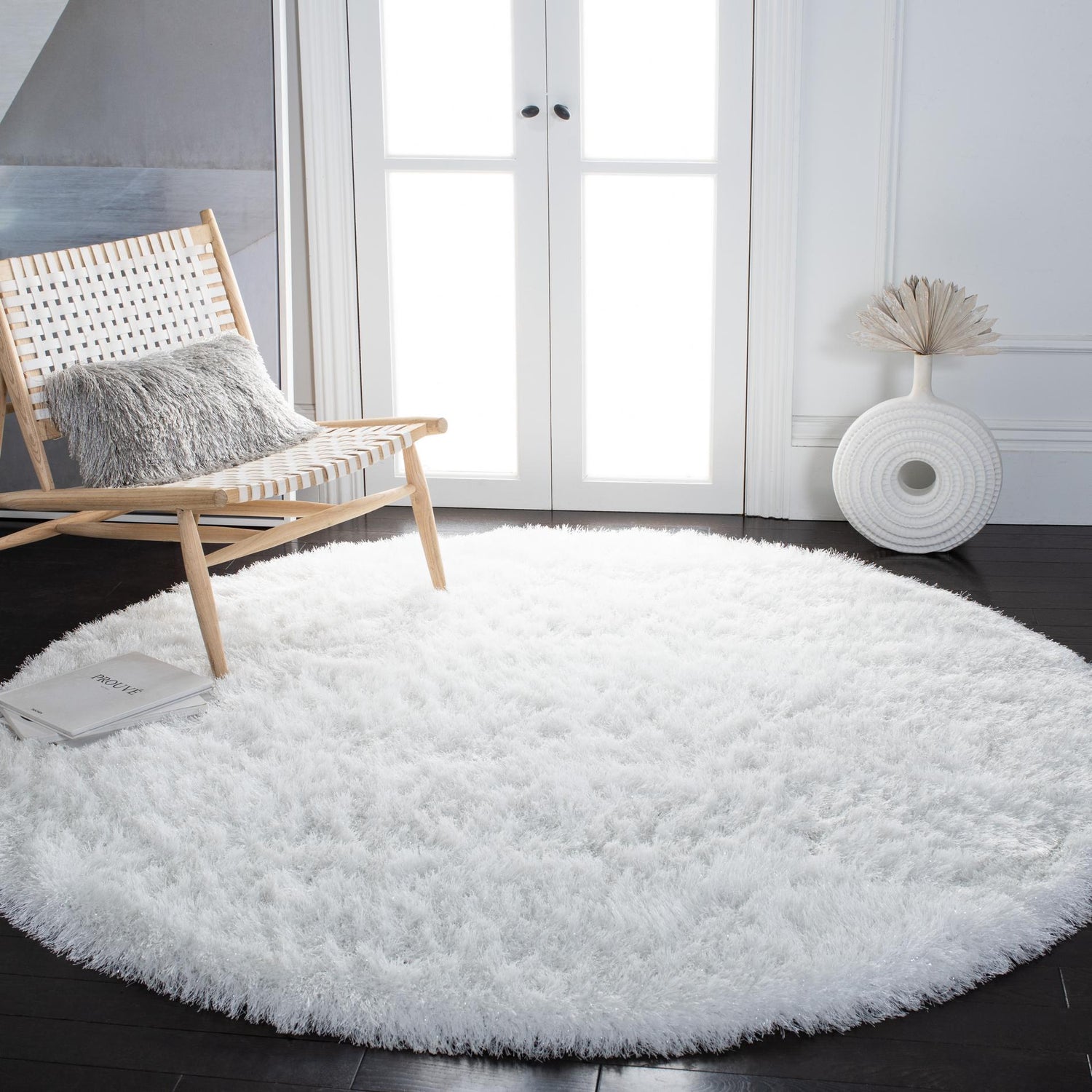 Safavieh Vegas Shag Vgs868A Ivory Rugs.