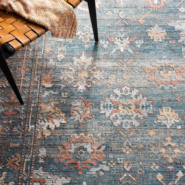 Safavieh Victoria Vic905M Blue/Ivory Rugs.