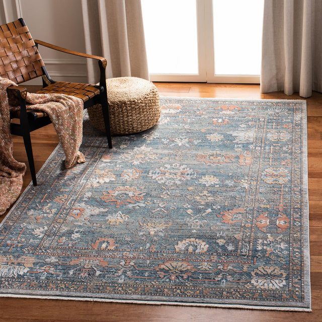 Safavieh Victoria Vic905M Blue/Ivory Rugs.