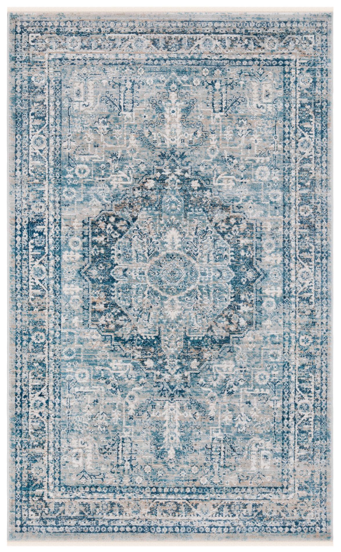 Safavieh Victoria Vic933F Blue/Grey Rugs.