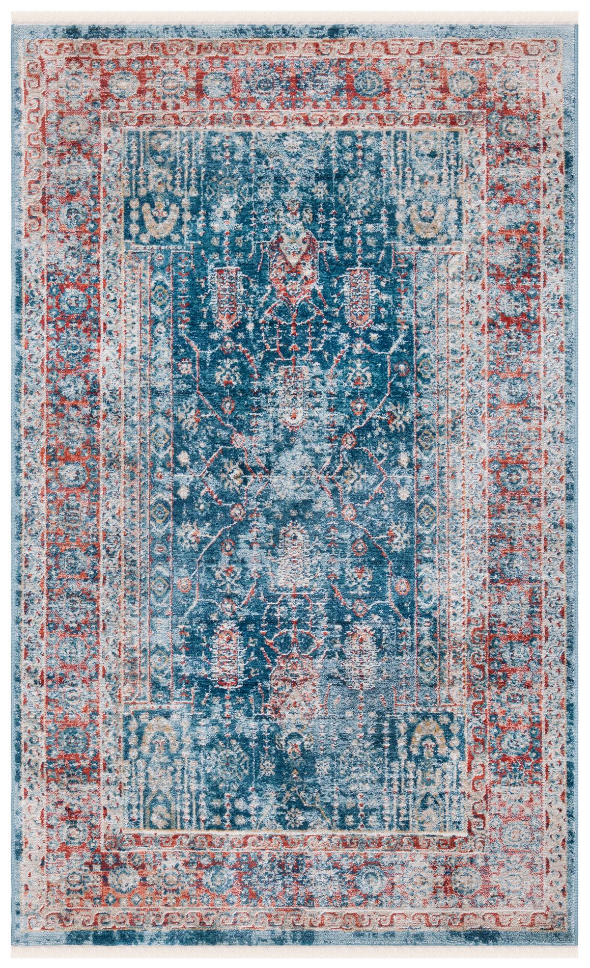 Safavieh Victoria Vic997M Navy/Red Rugs.