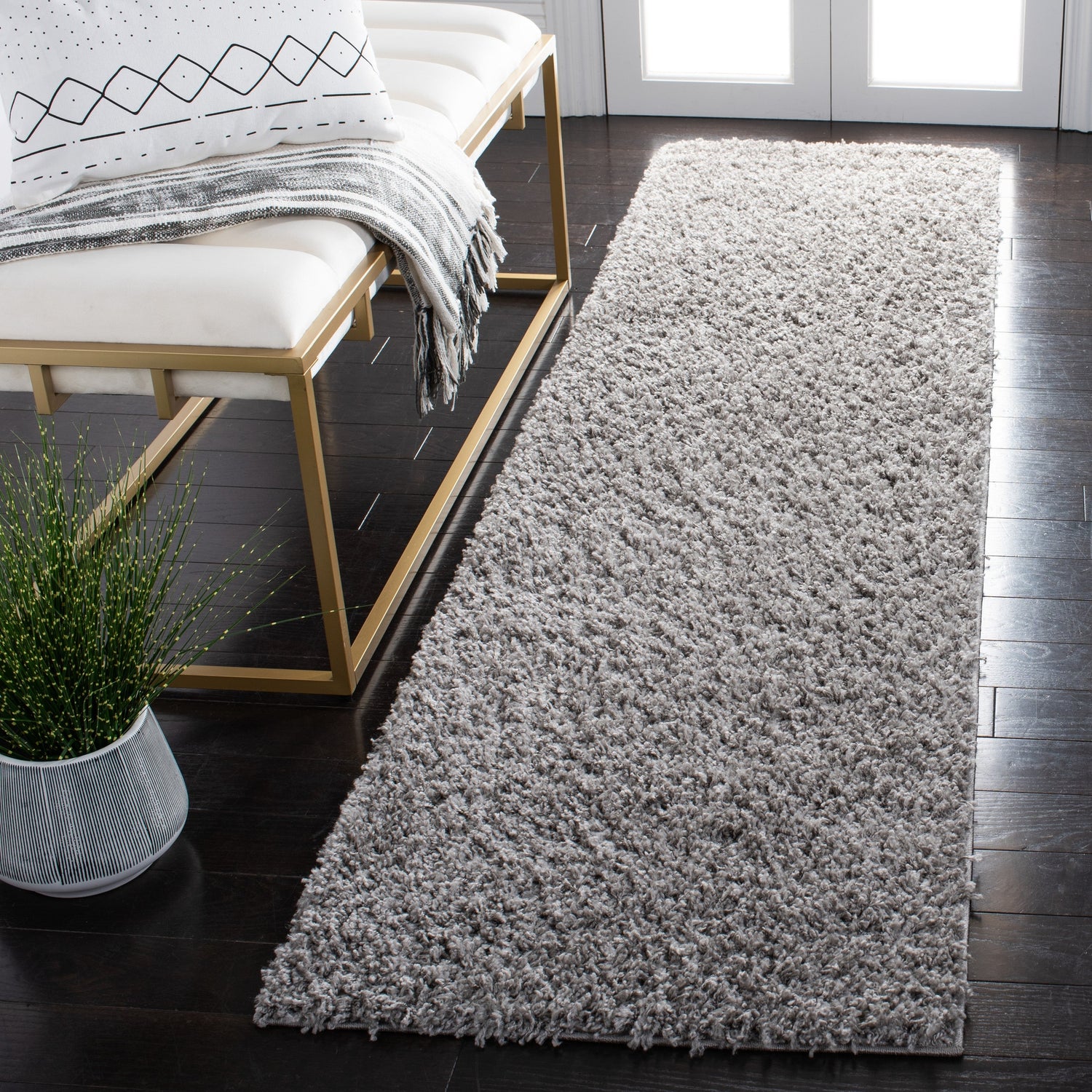 Safavieh Venus Shag Vns520J Grey Rugs.