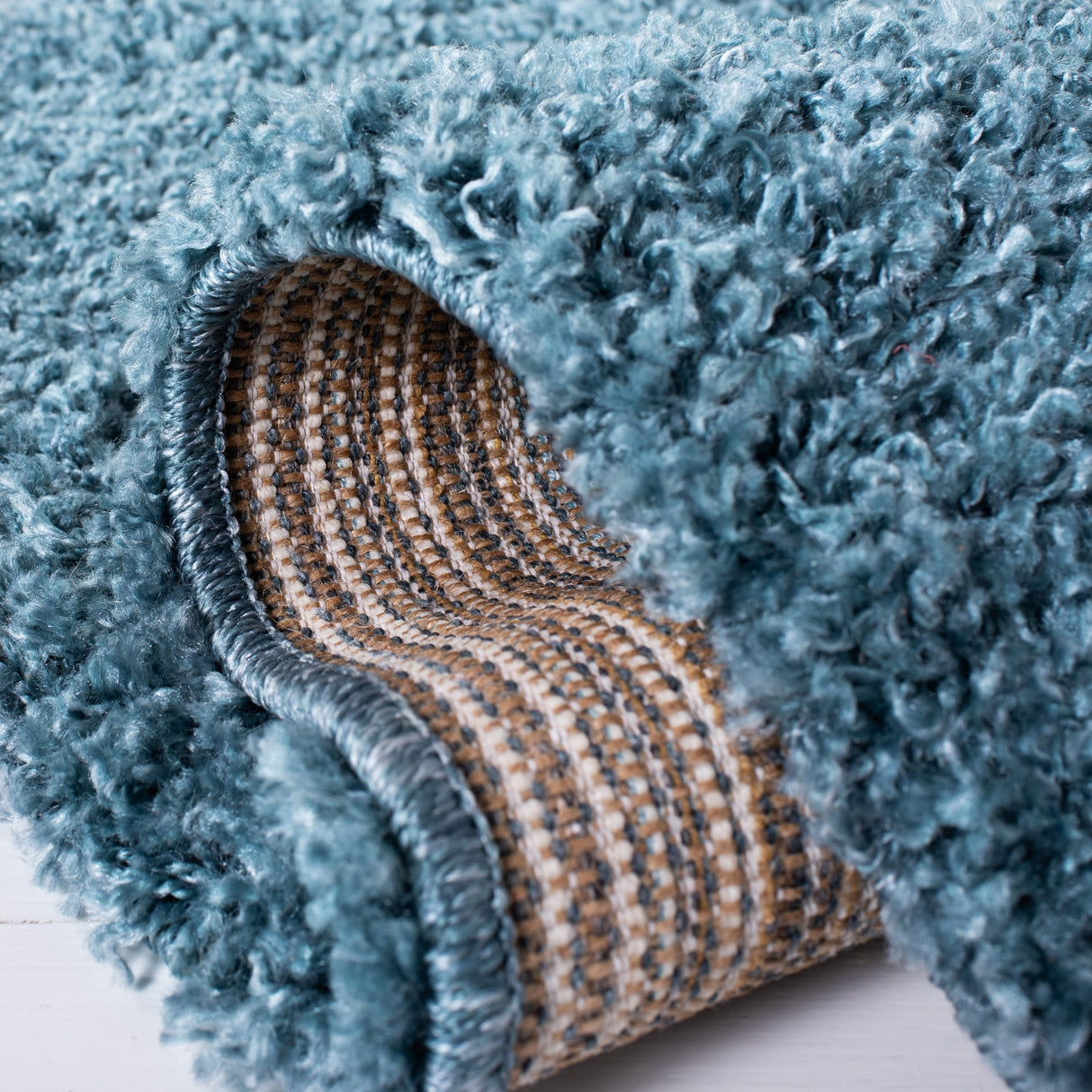 Safavieh Venus Shag Vns520M Blue Rug.