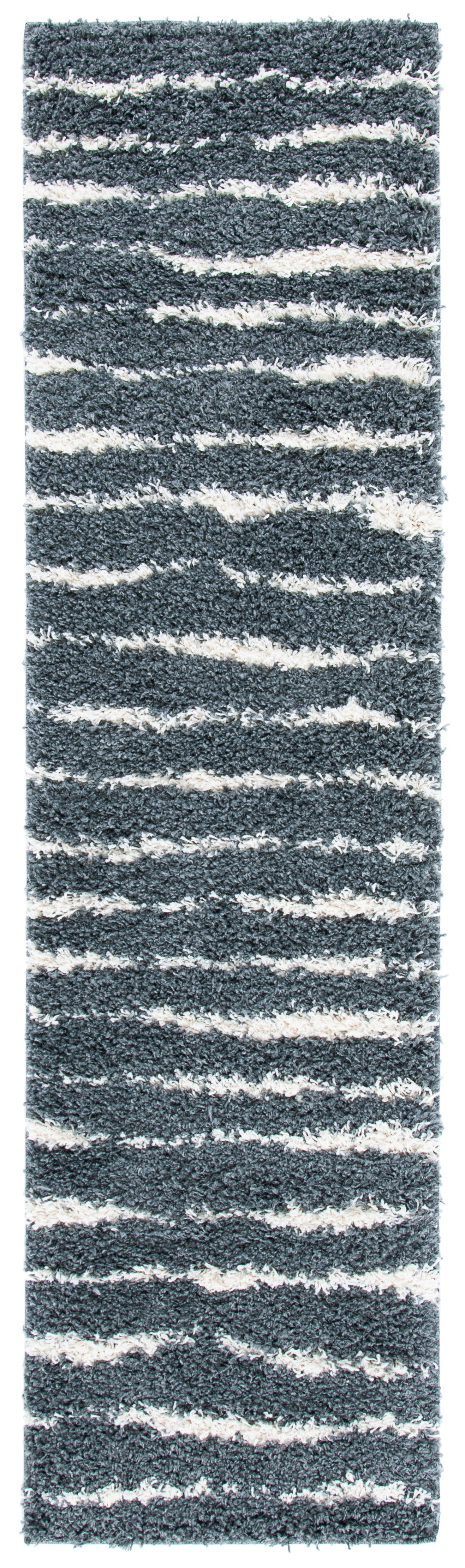 Safavieh Venus Shag Vns603G Dark Grey/Ivory Rug.