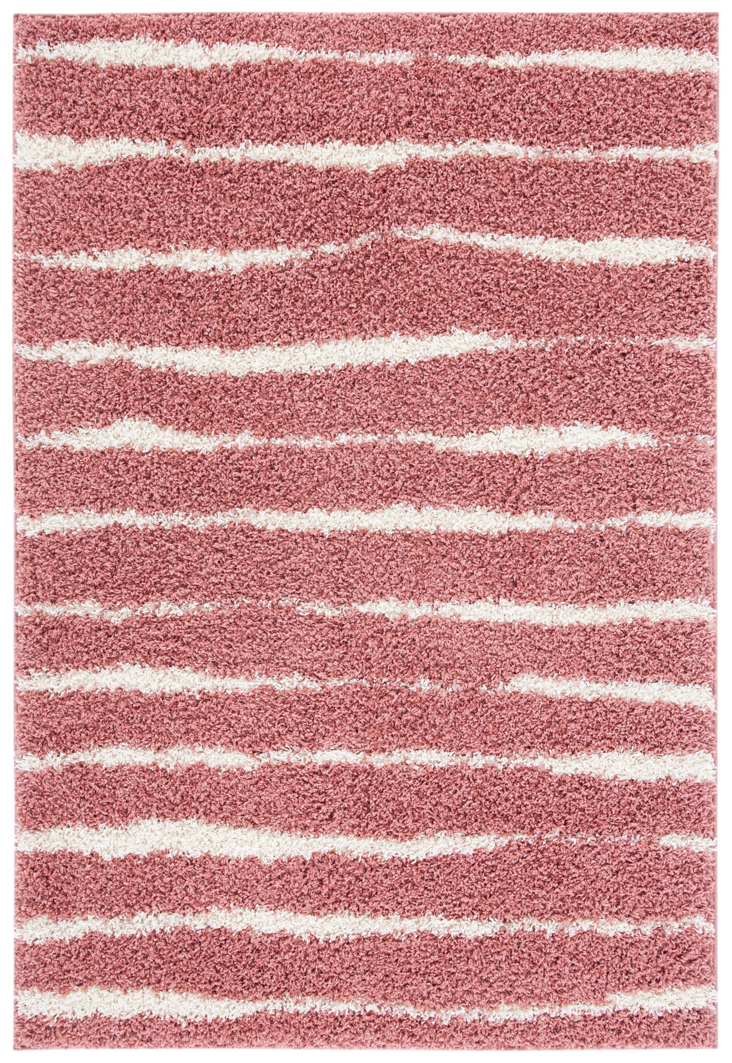 Safavieh Venus Shag Vns603U Pink/Ivory Rug.