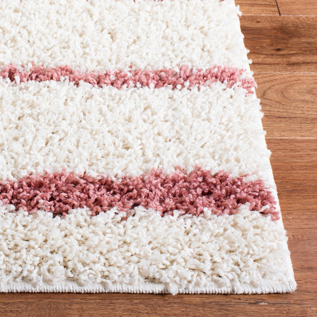 Safavieh Venus Shag Vns603V Ivory/Pink Rug.