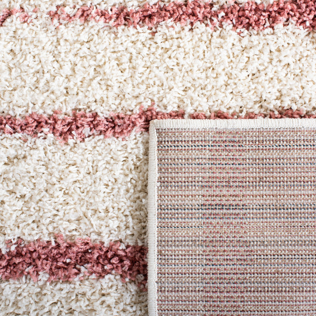 Safavieh Venus Shag Vns603V Ivory/Pink Rug.