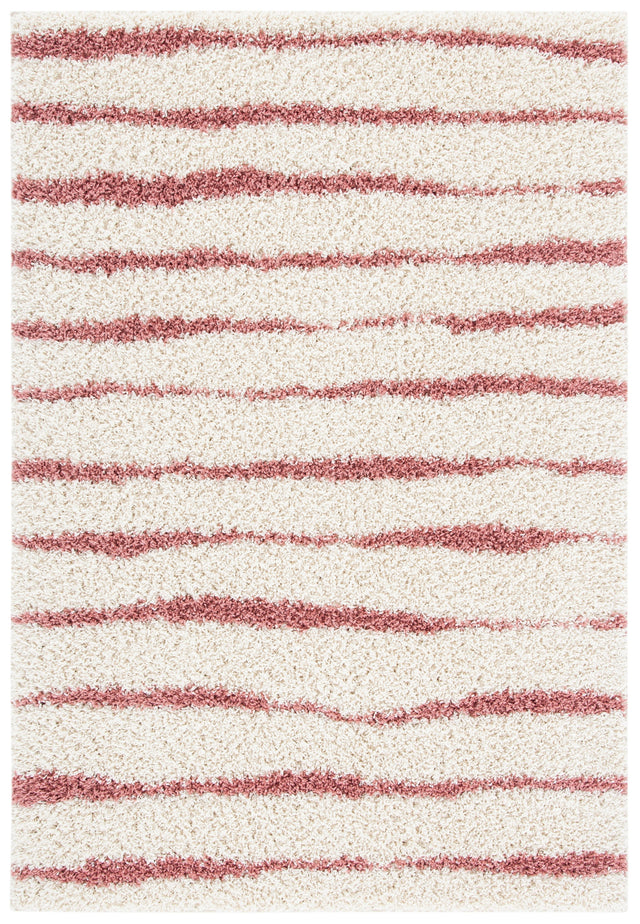 Safavieh Venus Shag Vns603V Ivory/Pink Rug.
