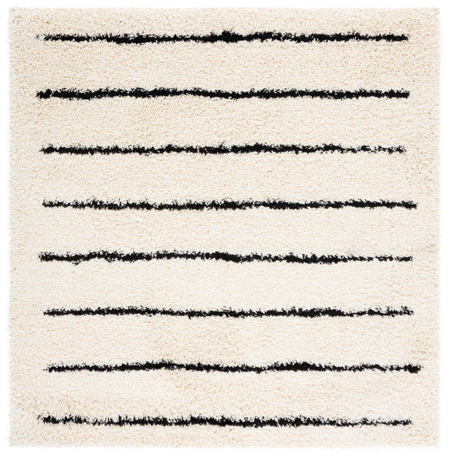 Safavieh Venus Shag Vns604A Ivory/Black Rug.
