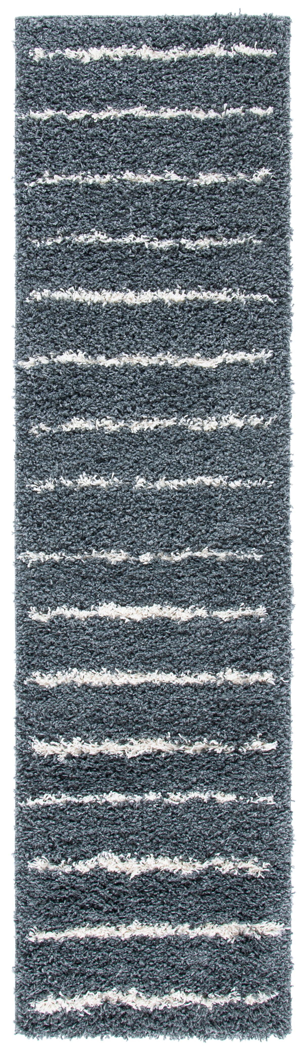 Safavieh Venus Shag Vns604G Dark Grey/Ivory Rug.