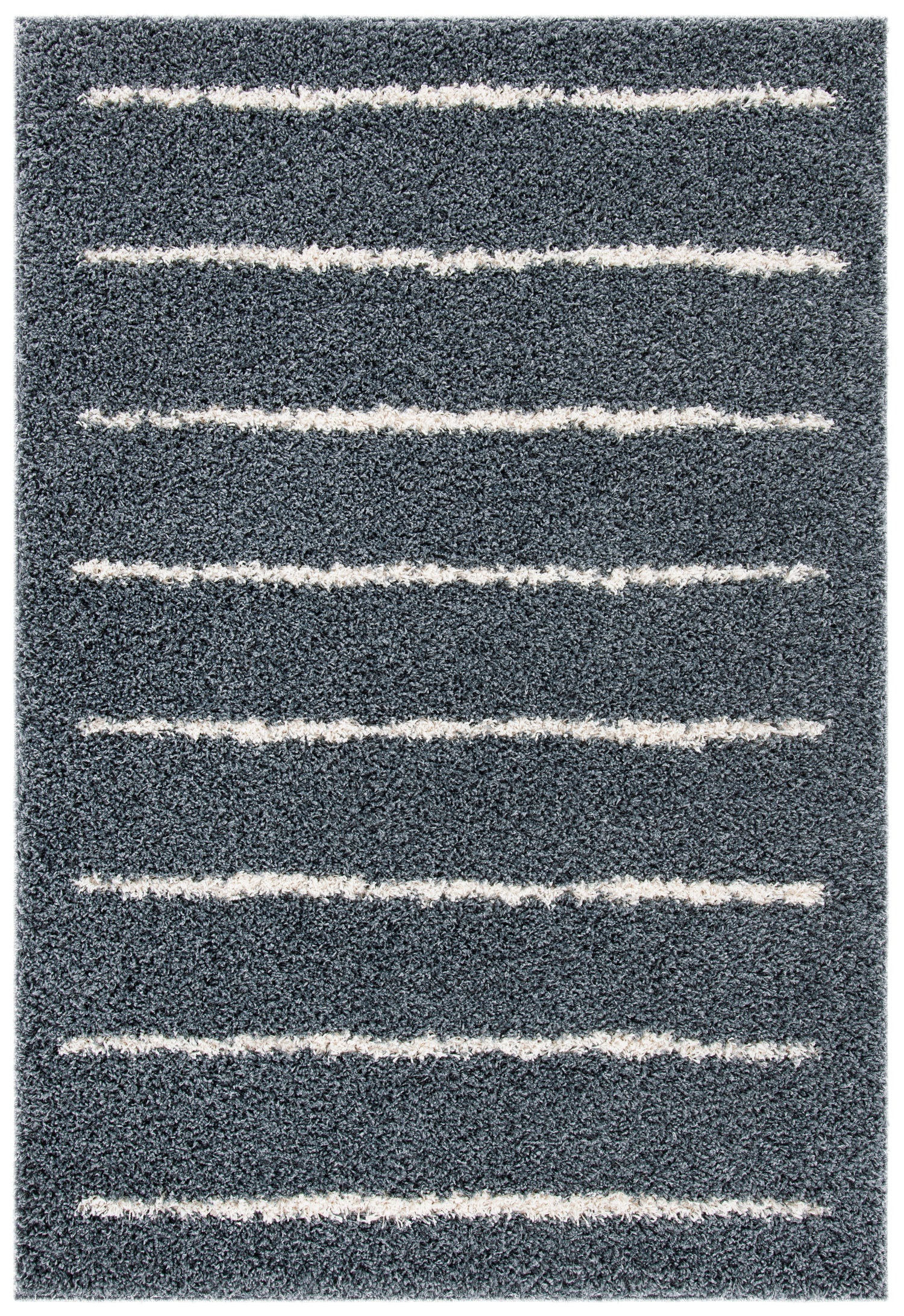 Safavieh Venus Shag Vns604G Dark Grey/Ivory Rug.