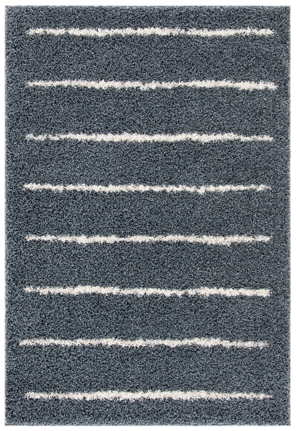 Safavieh Venus Shag Vns604G Dark Grey/Ivory Rug.