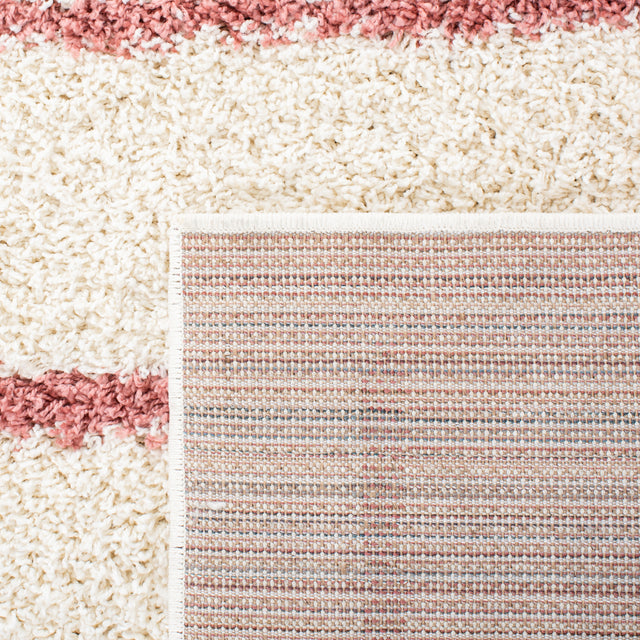 Safavieh Venus Shag Vns604V Ivory/Pink Rug.