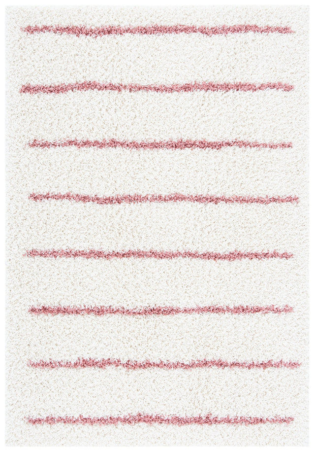 Safavieh Venus Shag Vns604V Ivory/Pink Rug.
