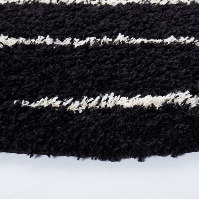 Safavieh Venus Shag Vns604Z Black/Ivory Rug.