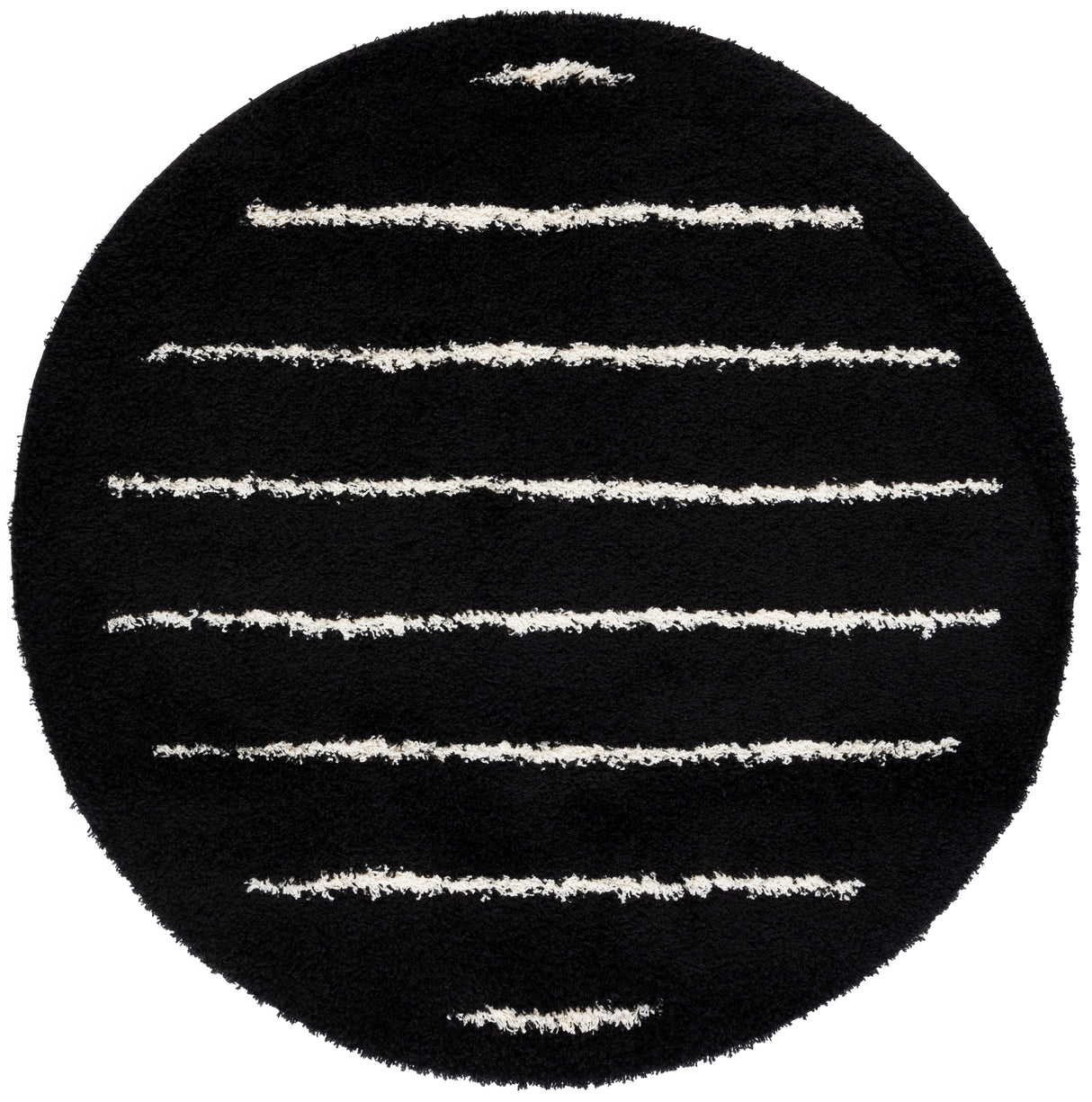Safavieh Venus Shag Vns604Z Black/Ivory Rug.
