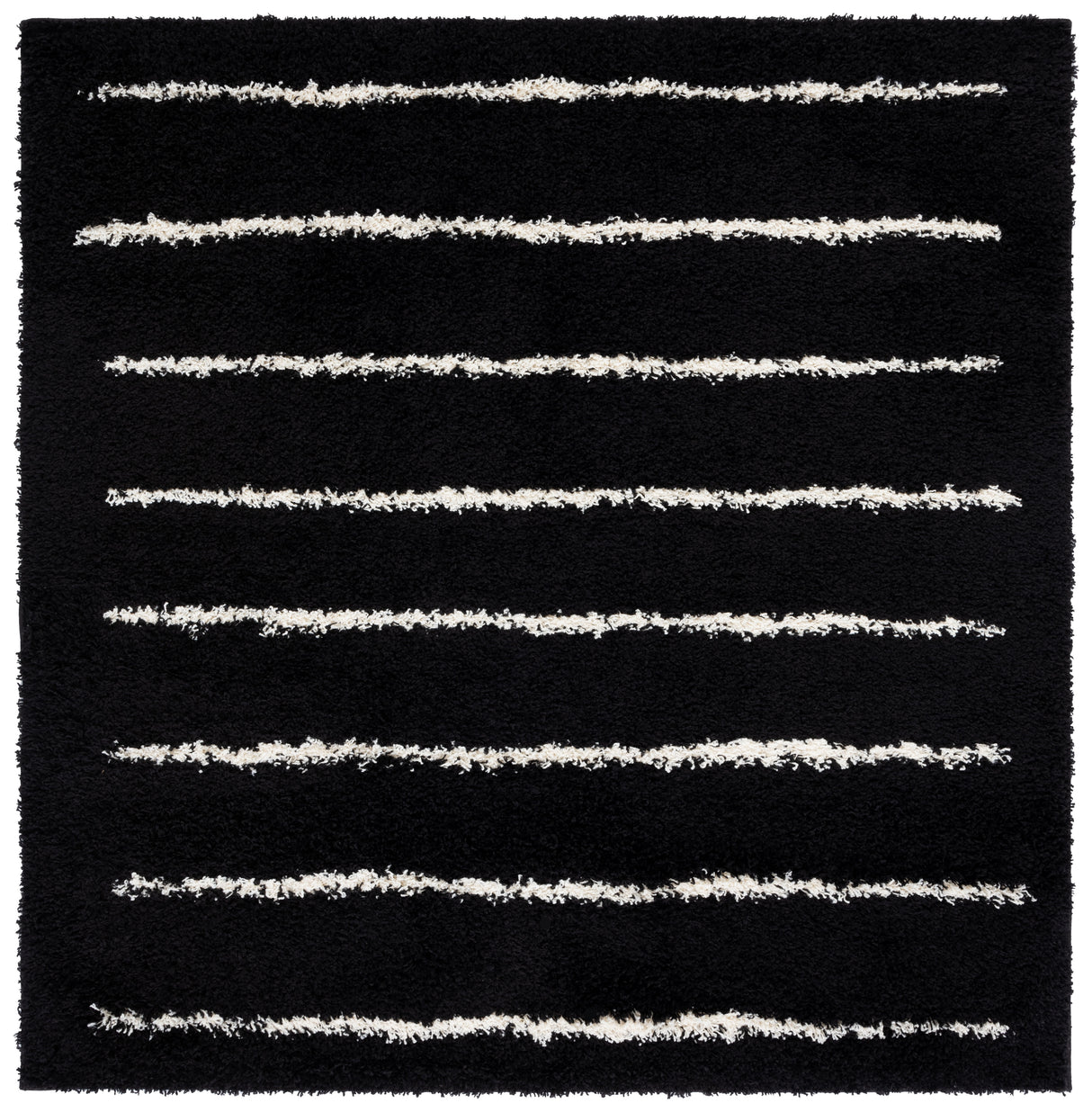 Safavieh Venus Shag Vns604Z Black/Ivory Rug.
