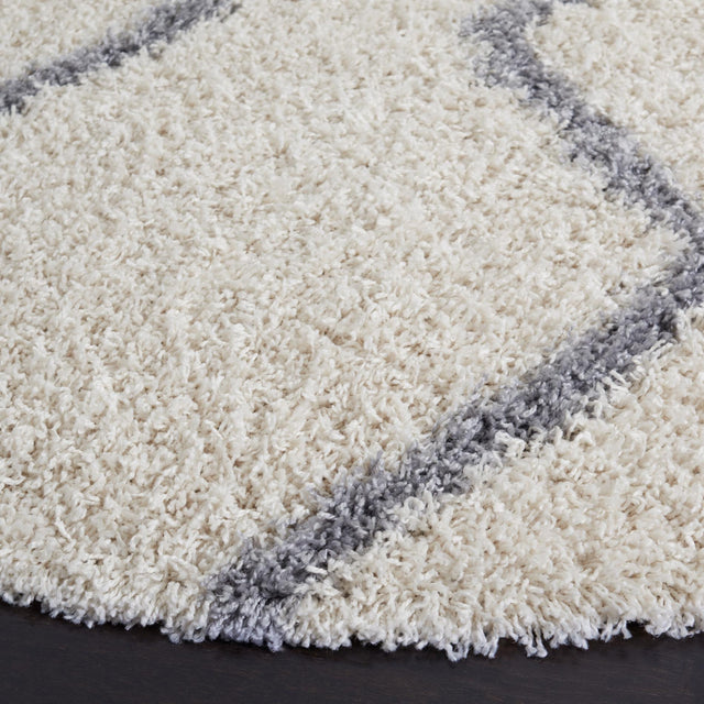 Safavieh Venus Shag Vns680A Ivory/Grey Rugs.
