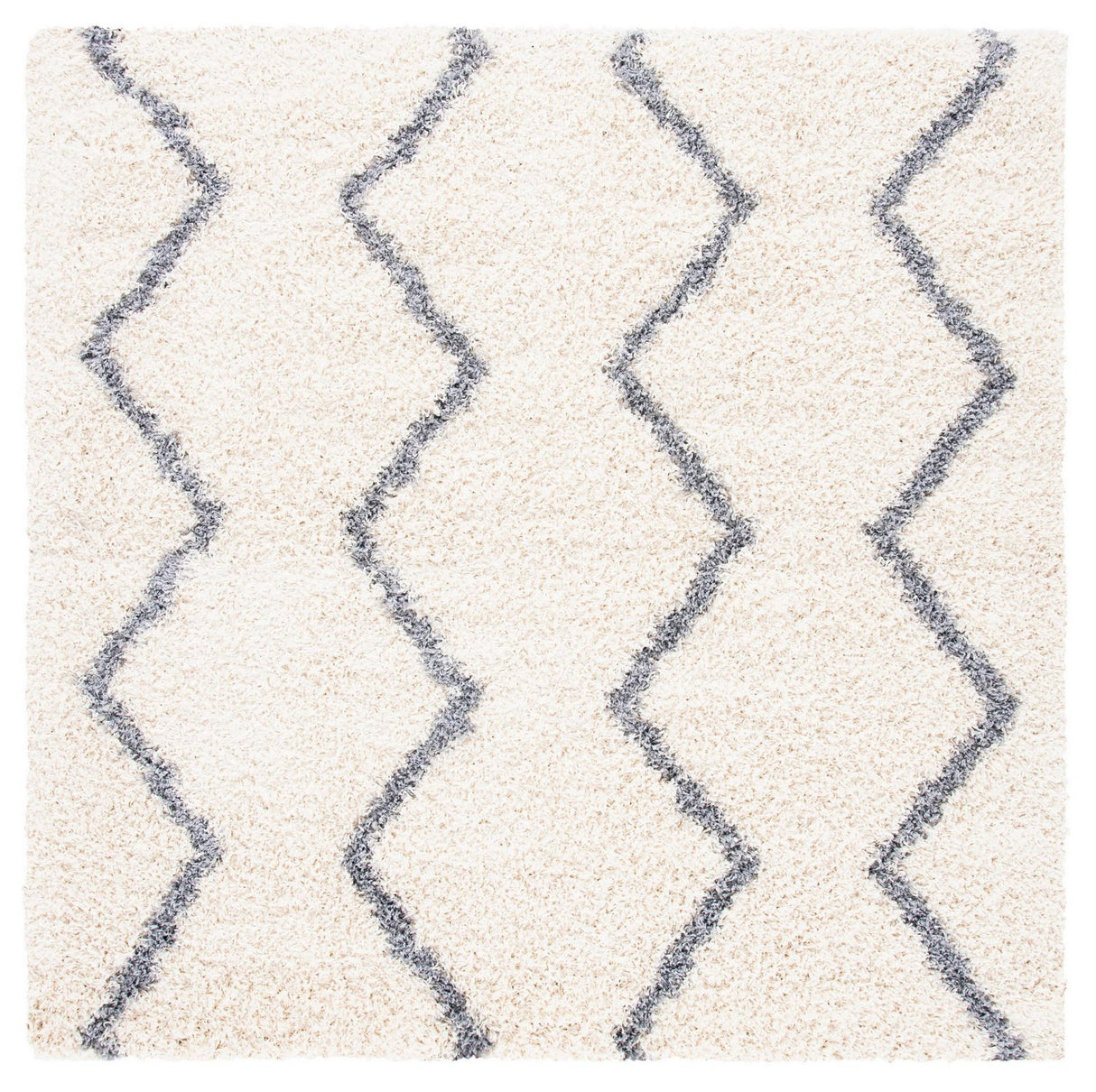 Safavieh Venus Shag Vns680A Ivory/Grey Rugs.