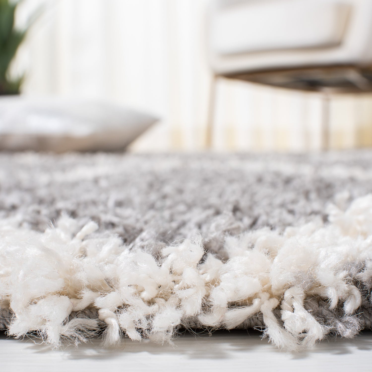Safavieh Venus Shag Vns681J Grey/Ivory Rugs.