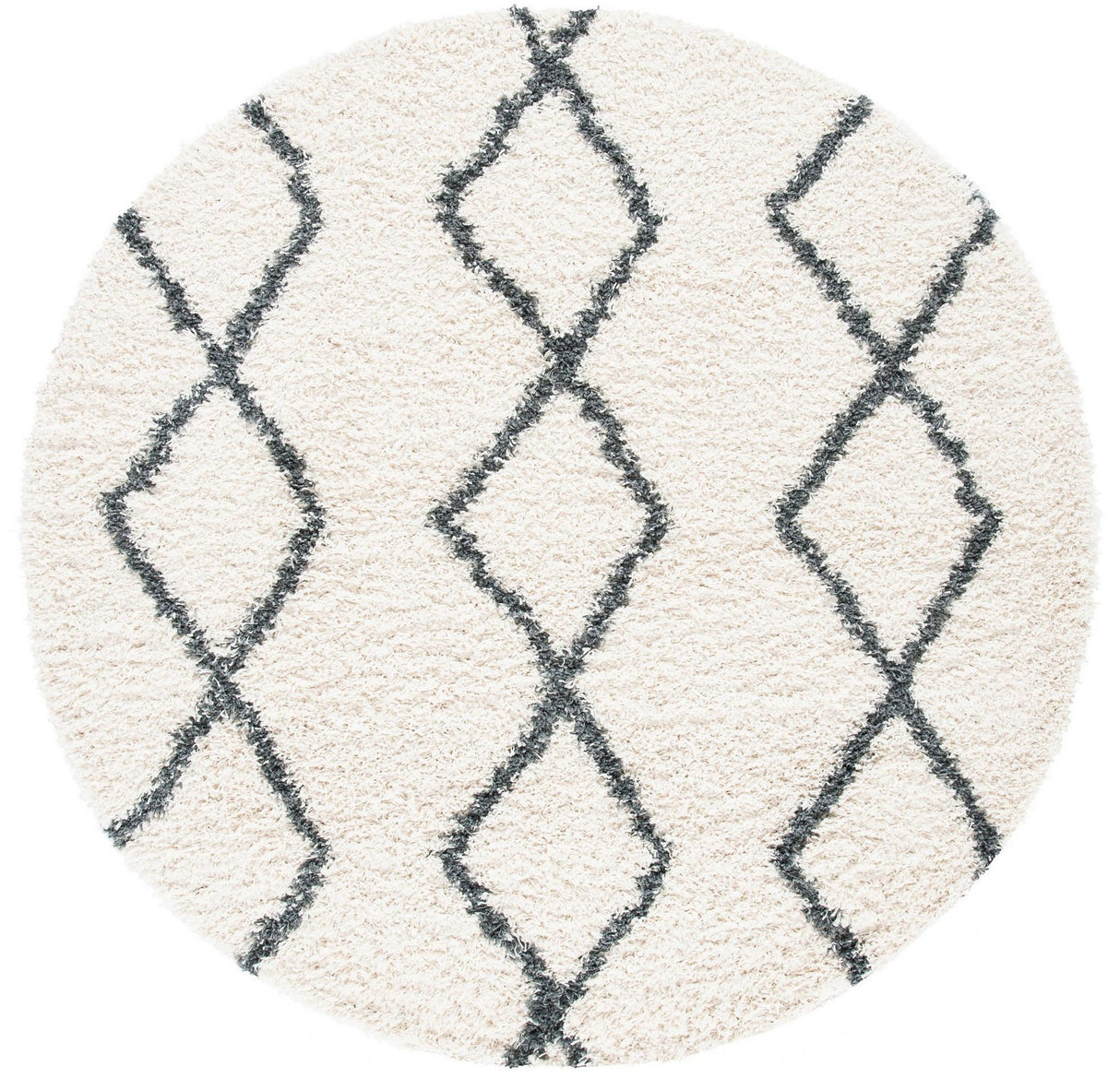 Safavieh Venus Shag Vns682B Ivory/Dark Grey Rugs.
