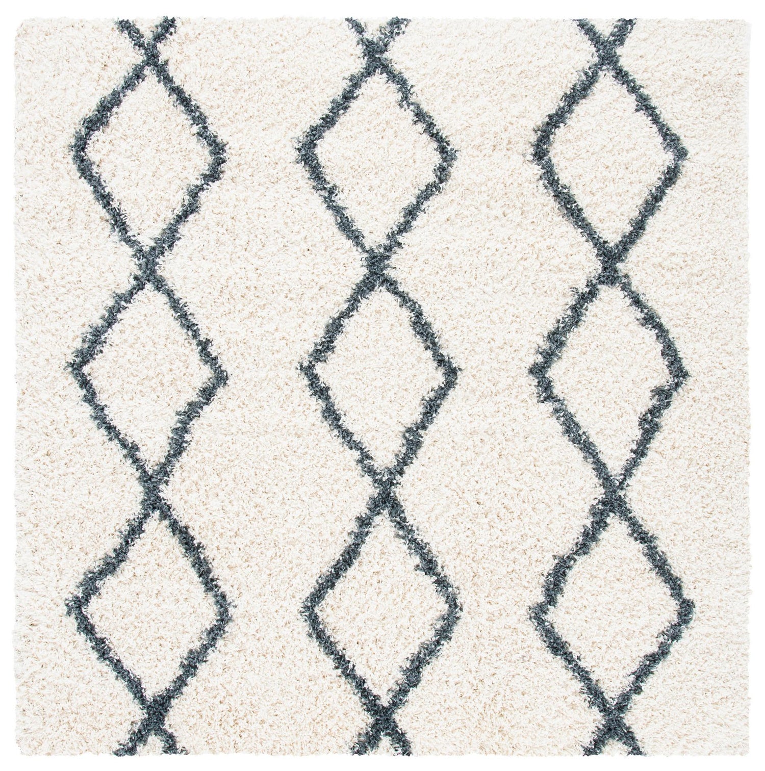 Safavieh Venus Shag Vns682B Ivory/Dark Grey Rugs.