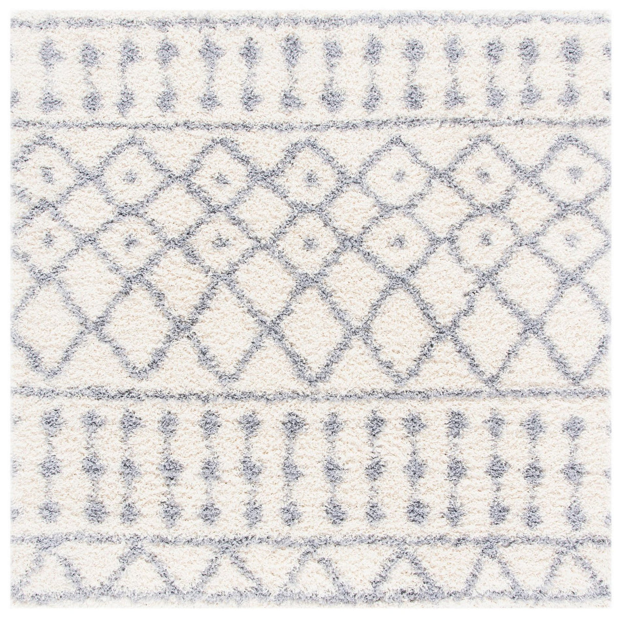 Safavieh Venus Shag Vns684A Ivory/Grey Rugs.
