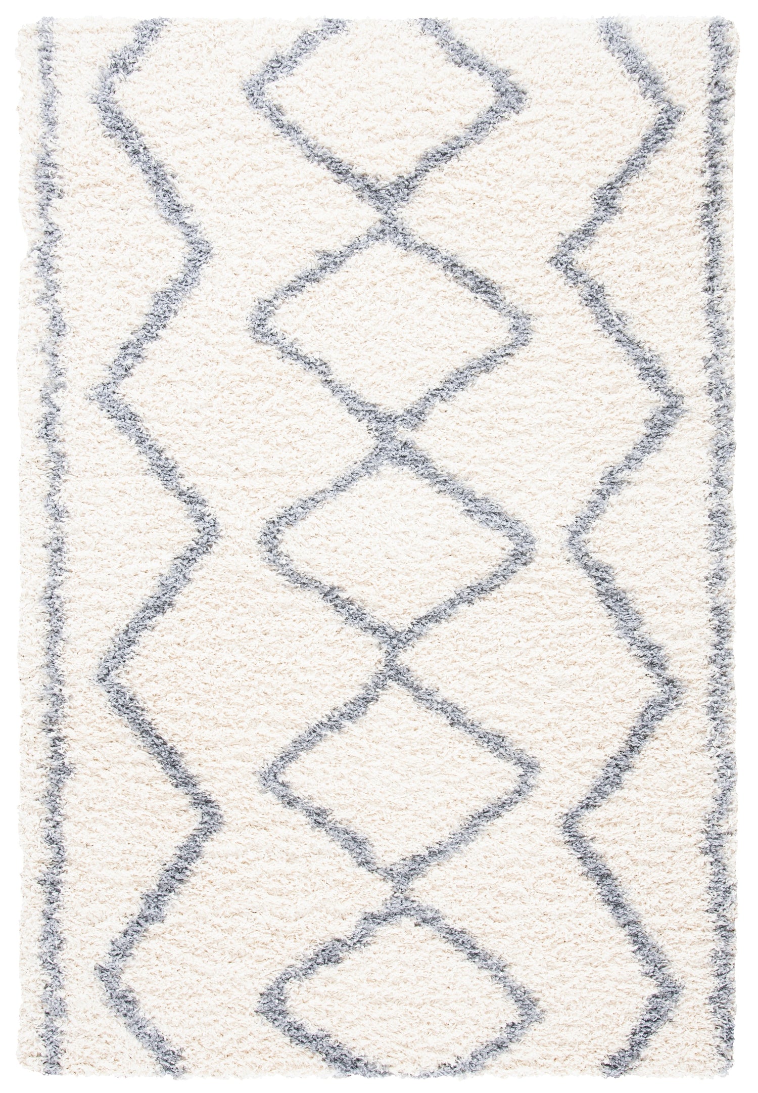 Safavieh Venus Shag Vns685A Ivory/Grey Rugs.