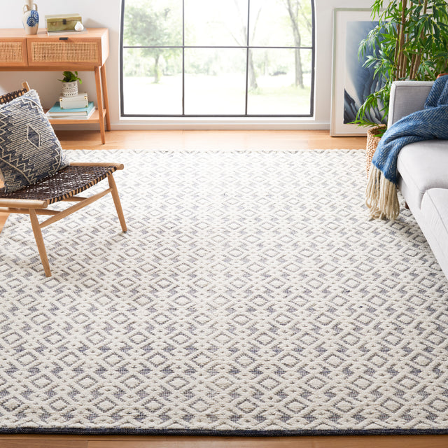 Safavieh Vermont Vrm102N Ivory/Navy Rug.