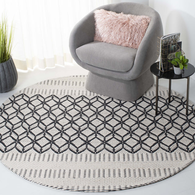 Safavieh Vermont Vrm150Z Ivory/Black Rug.