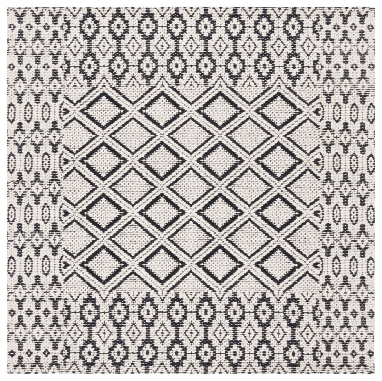 Safavieh Vermont Vrm151Z Ivory/Black Rug.