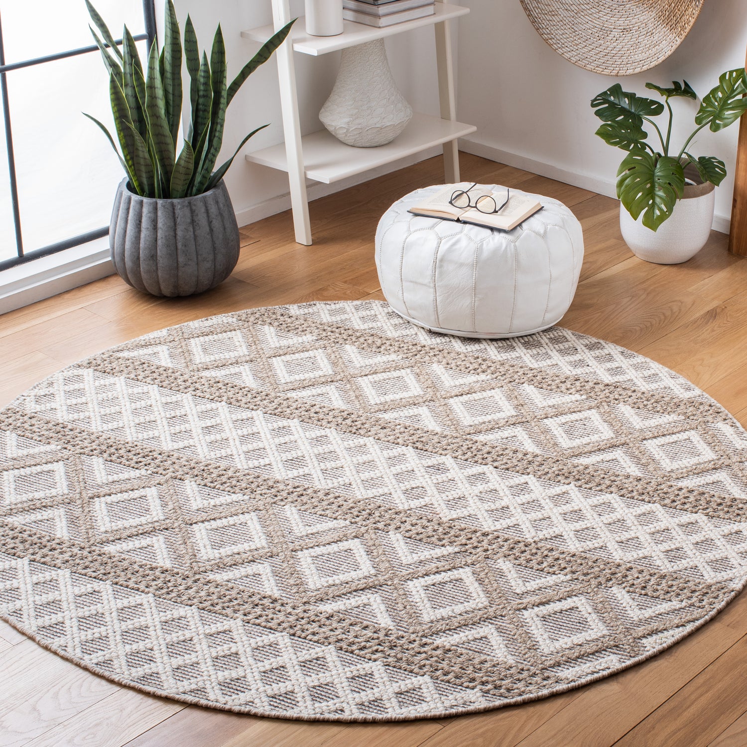 Safavieh Vermont Vrm211F Ivory/Grey Rugs.