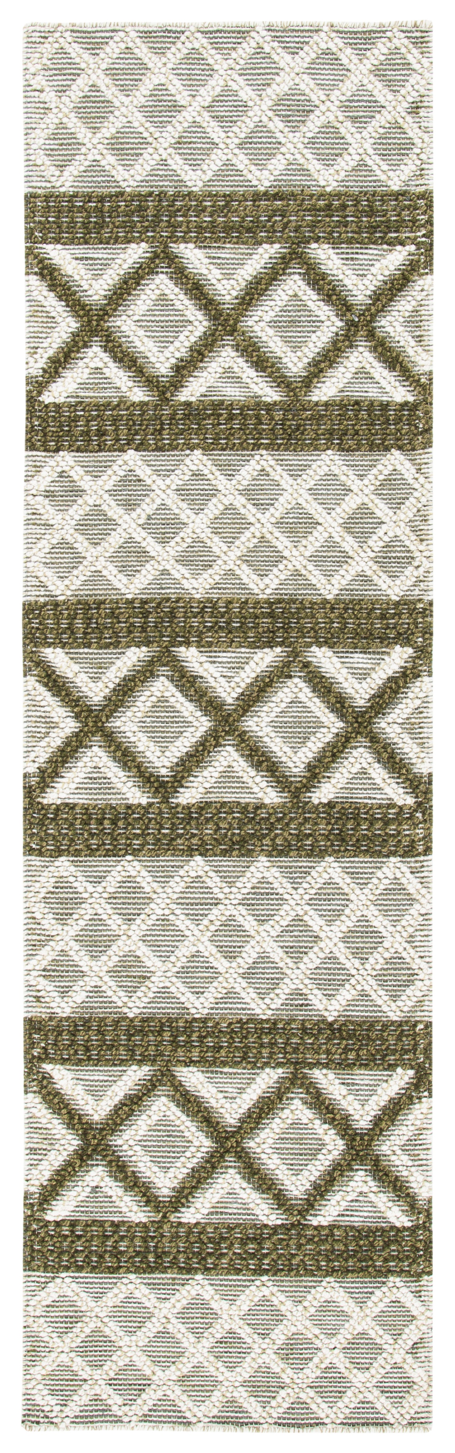 Safavieh Vermont Vrm211Y Ivory/Dark Green Rugs.