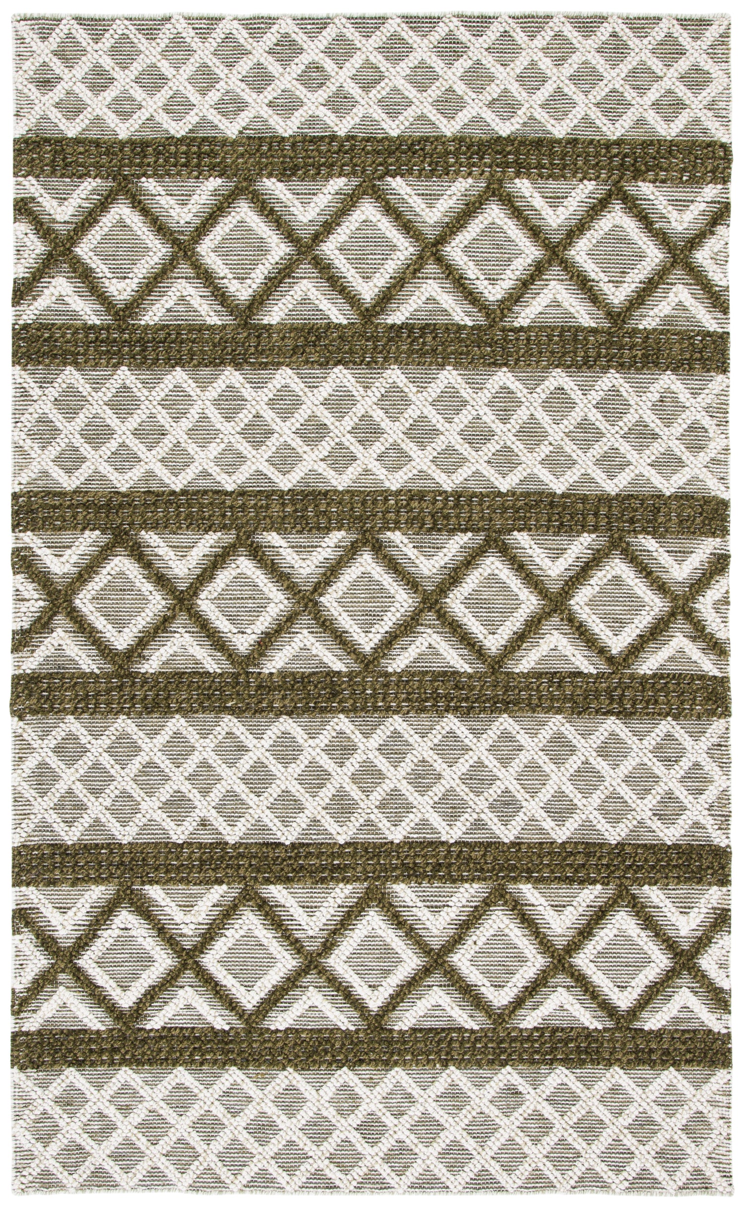 Safavieh Vermont Vrm211Y Ivory/Dark Green Rugs.